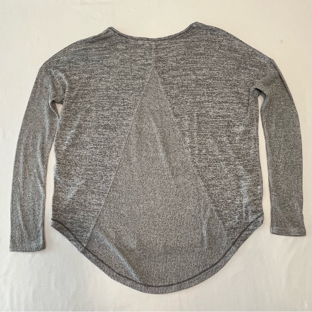 Rag & Bone Jean Women's Grey Ribbed Knitted Long Sleeve Pullover Top Size S/P - Picture 8 of 8